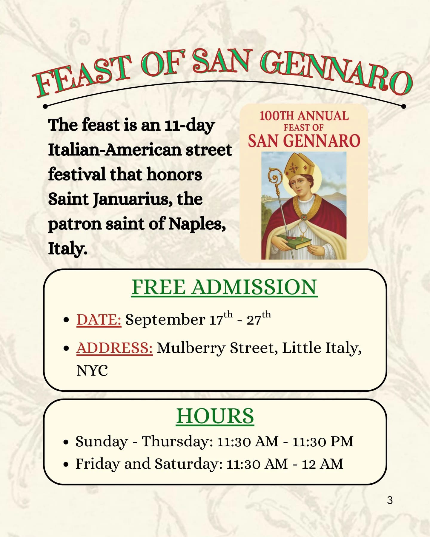 Snoopy, San Gennaro, And Songs For Your Playlist, page 3